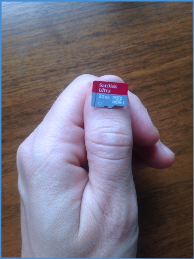 32 gb auf dem daumen