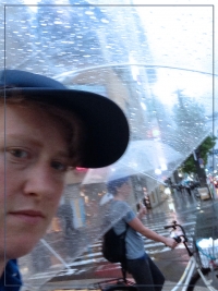 hiroshima im regen